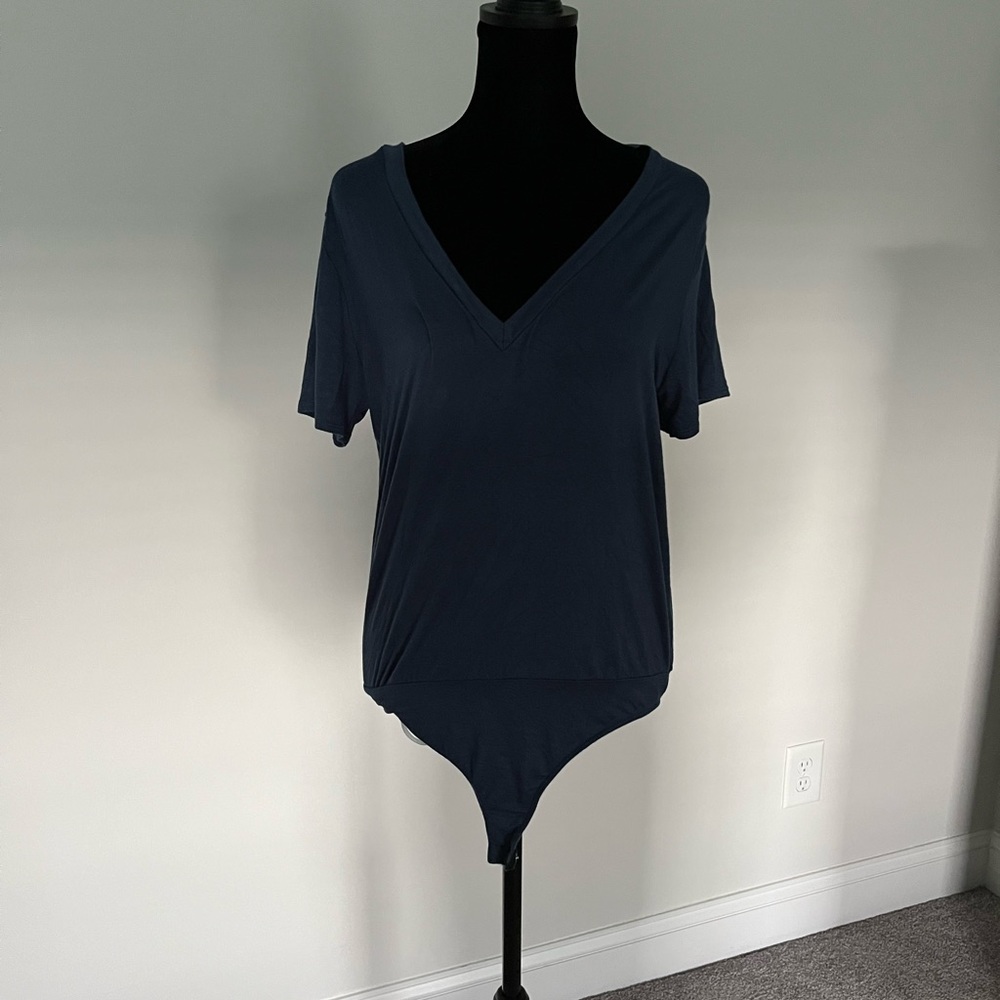 Navy Blue Bodysuit T-Shirt
